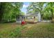 Private backyard with deck, screened porch, and comfortable outdoor seating at 1905 Bivins St, Durham, NC 27707