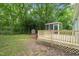 Relaxing backyard retreat featuring a deck, screened-in porch, and outdoor furniture at 1905 Bivins St, Durham, NC 27707
