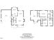 Detailed floor plans of the first and second floor at 212 Spearhead Pl, Clayton, NC 27520