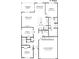 Spacious first-floor layout featuring a Gathering room, dining room, study, and two-car garage at 2213 Red Admiral Ct, Apex, NC 27539