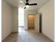 Bedroom features an open closet, offering ample storage and organization solutions at 2226 Gathering Sq Ct, Fuquay Varina, NC 27526