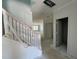 Unfinished entry with stairs and an open floor plan leading to the living areas and natural light at 256 Meadowbark Bnd # 45, Garner, NC 27529