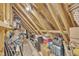 Unfinished attic space providing ample storage at 2721 Jazzy St, New Hill, NC 27562