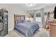 Charming bedroom with unique decor, plush carpet, and plenty of natural light at 2721 Jazzy St, New Hill, NC 27562