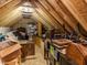Spacious unfinished attic area, offering potential for storage or customization at 30 Cole Creek Way, Franklinton, NC 27525