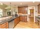 Well-appointed kitchen with granite countertops and stainless steel appliances at 30 Cole Creek Way, Franklinton, NC 27525