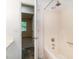 Bathroom featuring vanity and a shower at 307 Sunset Dr, Elon, NC 27244