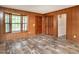 Living room featuring a bay window and closet at 307 Sunset Dr, Elon, NC 27244