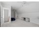 Large, light-filled bonus room with carpeted floors, ceiling fan, and neutral paint at 4605 All Points View Way, Raleigh, NC 27614
