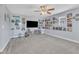 Spacious living room with a flat screen and decorated with album art at 533 Duchart Ln, Fuquay Varina, NC 27526
