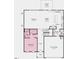 Detailed floorplan of the home's first floor at 535 Claftin St, Sanford, NC 27330