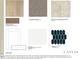 Selection of interior finish samples for the home at 535 Claftin St, Sanford, NC 27330