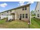 The backyard with fence offers a private outdoor retreat at 68 Holly Berry Ln, Durham, NC 27703