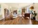 Spacious living room with hardwood floors and abundant natural light at 816 Miller Rd, Hillsborough, NC 27278