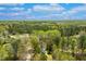 Aerial view shows the home nestled in lush greenery, featuring a winding driveway amidst a forested landscape at 852 Fred Wilder Rd, Franklinton, NC 27525
