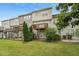 Townhome backs with decks and patios, perfect for relaxing outside and enjoying the beautiful scenery at 9808 Rainsong Dr, Wake Forest, NC 27587