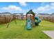 Backyard playground for entertainment and recreation at 1112 Prewitt Ranch Dr, Holly Springs, NC 27540