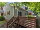 Back deck and exterior view of the house at 119 Danforth Dr, Cary, NC 27511