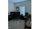 Home office featuring a multi-screen computer setup, providing an efficient workspace for remote work at 119 Hunterwood Pl, Benson, NC 27504