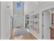 Bright foyer with hardwood floors, soaring ceilings, and natural light at 1237 Shirehall Park Ln, Wake Forest, NC 27587