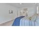 Spacious bedroom featuring neutral carpet and a walk-in closet at 151 Bridge St, Hillsborough, NC 27278