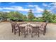 Outdoor fire pit and seating area perfect for community gatherings and relaxing evenings at 151 Bridge St, Hillsborough, NC 27278