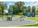 Outdoor playground with vibrant motivational displays and parkour equipment promoting active lifestyles at 1728 Shady Oaks Dr, Wendell, NC 27591