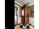 Vintage phone booth located near the entryway at 183 Birnamwood Dr, Chapel Hill, NC 27516