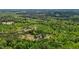 Aerial view of a spacious home hidden within dense trees, offering ultimate privacy and seclusion at 1852 Gwyn Rd, Burlington, NC 27217