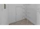 The interior storage space features wire shelving and carpeting at 1852 Gwyn Rd, Burlington, NC 27217