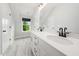 Bathroom featuring dual sinks, modern fixtures, and ample counter space at 20 Scotland Dr, Youngsville, NC 27596