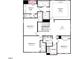 Upper floorplan featuring owner's suite, bedrooms, loft, and bathrooms for comfortable living at 204 Hickory Grove St, Sanford, NC 27330