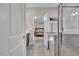 Spa-like bathroom featuring a soaking tub and access to the Primary bedroom at 208 Cecelia Ct, Cary, NC 27519