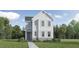 Charming two-story home with white siding, stone accents, and a well-manicured front lawn, ideal for a growing Gathering at 2924 Ocean Sunrise Dr, Wake Forest, NC 27587