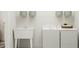 Clean and organized laundry room with modern appliances and ample storage space at 2924 Ocean Sunrise Dr, Wake Forest, NC 27587