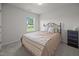 Inviting bedroom with a comfortable bed, a large window offering natural light, and modern accents at 4097 Cordiality Church Rd, Nashville, NC 27856