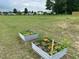 Outdoor garden beds with flowers and garden vegetables at 4097 Cordiality Church Rd, Nashville, NC 27856