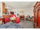 Cozy living area featuring carpet, furnishings, and an open layout at 501 Magnolia Dr, Rocky Mount, NC 27801