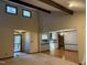Spacious living room showcasing an open layout, entryway, and modern kitchen at 507 Holtz Ln, Cary, NC 27511