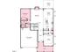 Detailed first floor floorplan showcases the layout of the home at 519 Claftin St, Sanford, NC 27330