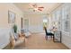 Office space with lots of light and sitting area at 5233 Greymoss Ln, Apex, NC 27539