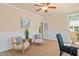 Office space with lots of light and sitting area at 5233 Greymoss Ln, Apex, NC 27539