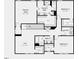 Detailed floorplan of the second floor, including the owner's suite, bedrooms, and laundry at 543 Claftin St, Sanford, NC 27330