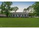Charming single-story home with blue siding, black shutters, and a spacious front lawn at 5804 Heathill Ct, Raleigh, NC 27603