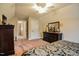 This bedroom features a carpeted floor, and multiple furnishings for storage at 67 Marshlane Way, Clayton, NC 27527