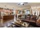 Spacious living area showcases an open layout with dining, living, and a modern kitchen at 67 Marshlane Way, Clayton, NC 27527