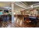 Open floor plan connecting the dining room, living room, and kitchen creates a seamless flow at 67 Marshlane Way, Clayton, NC 27527