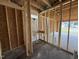 Bathroom area with wooden framework and water lines, ready for customization at 82 Laramie Ln, Selma, NC 27576