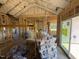 Spacious interior framing provides a glimpse into the layout and potential of the home at 82 Laramie Ln, Selma, NC 27576