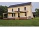 Exterior featuring unfinished porch, new siding, and spacious yard on the homestead at 8365 Aaron Creek Church Rd, Oxford, NC 27565